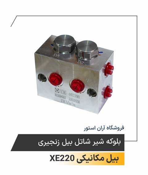 بلوکه شیر شاتل بیل زنجیری